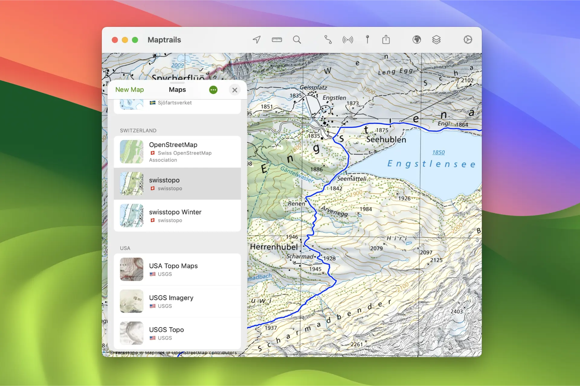 A Komoot Alternative for Topographic Maps